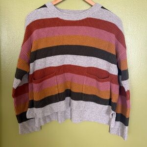 Madewell Striped Multicolor Women's Sweater size L